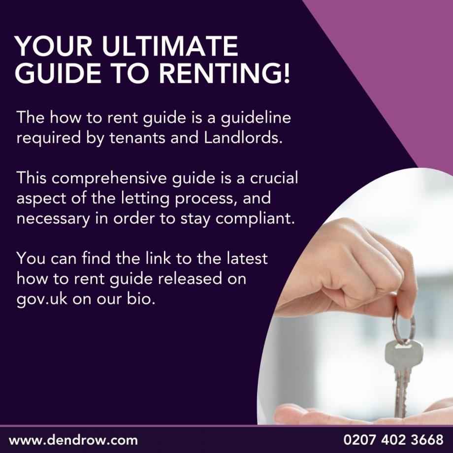 ‘How to Rent Guide’ is essentially an online government document that all tenants must be provided with at the start or renewal of their tenancy. The document outlines all their legal rights and responsibilities as a tenant as well as the legal obligations of their landlor...