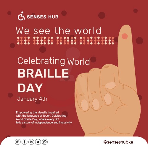 senses_hub's tweet photo. On World Braille Day, Senses Hub stands united in championing #literacy, #independence, and #inclusion for individuals with #visualimpairement. 
Let's amplify the call for accessible information as a universal right. 
Happy #WorldBrailleDay!

#Braille  #Senseshub #brailleday https://t.co/MsoZEuK1LZ