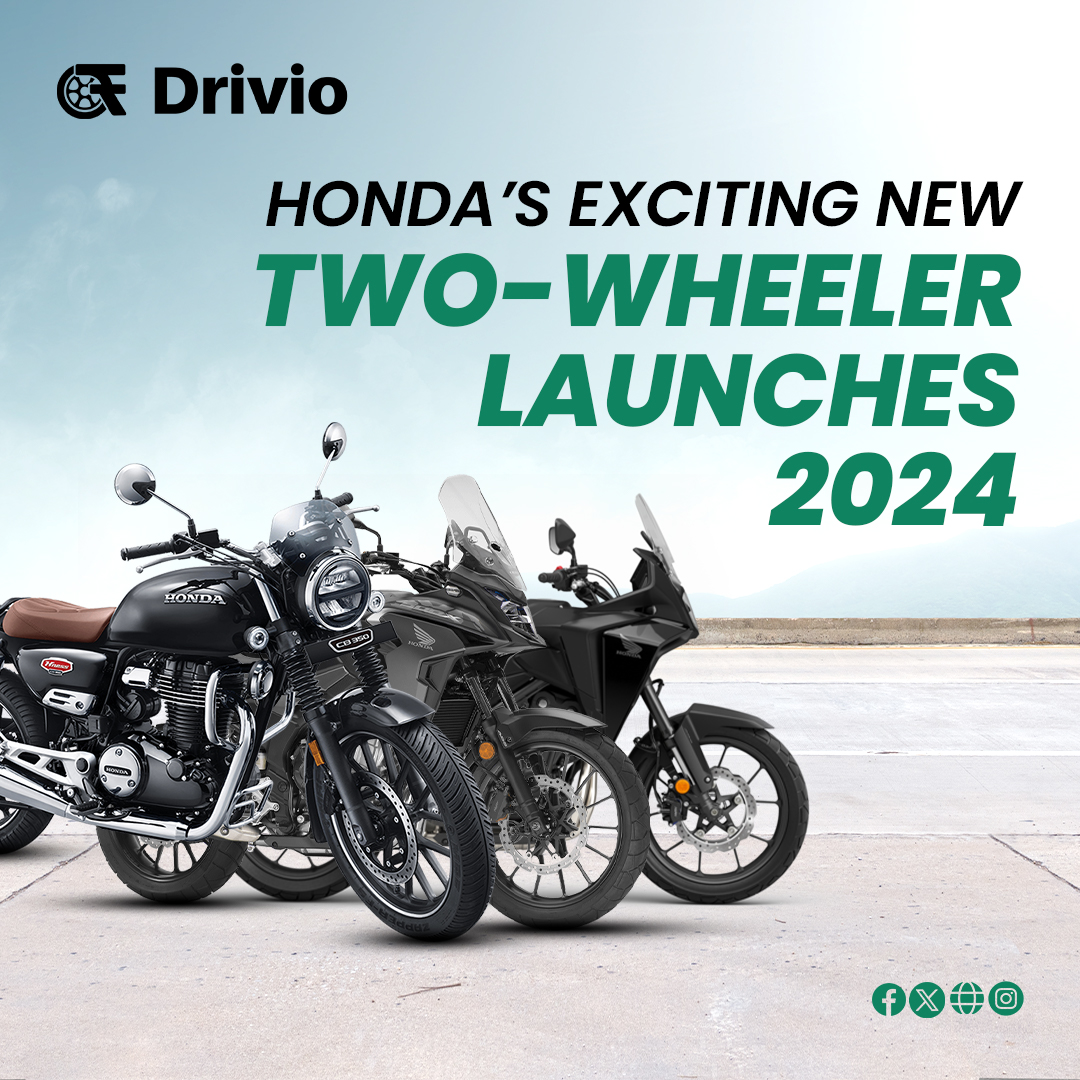 Buckle up, riders! 🏍️ Honda is set to conquer the streets of India with its latest bike and scooter launches in 2024.

Read more drivio.in/featured-stori…

#Honda2024 #NewBikeLaunch #HondaIndia #BikeEnthusiast #ScooterLaunch #HondaRiders #2024Bikes #TwoWheelerLoan #drivio_official
