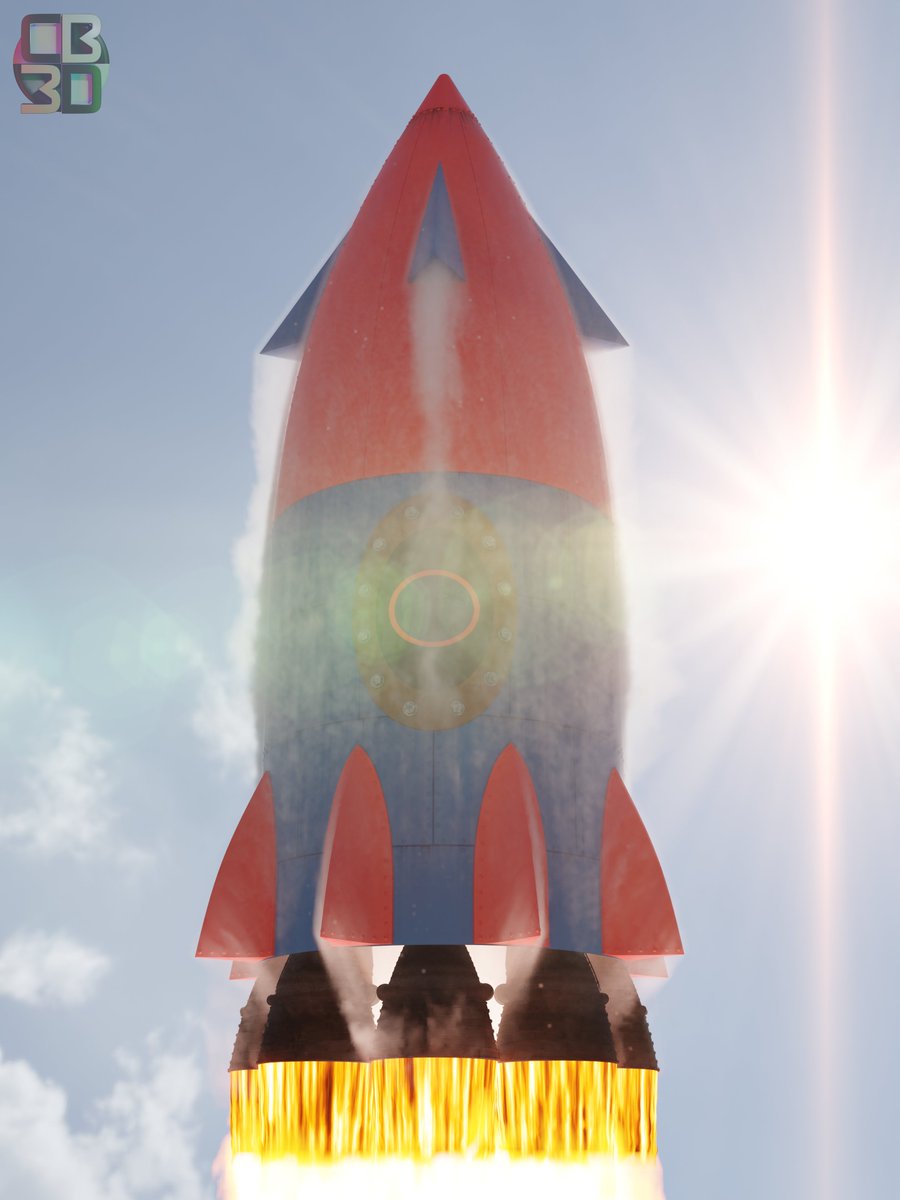 KidsDrawRockets's tweet photo. Render by: @C_Bass3d 
Drawing by: Samuel, Age 9
Submitted by @KBarlow48 
#KidsDrawRockets23 https://t.co/qEdMcRIdYE