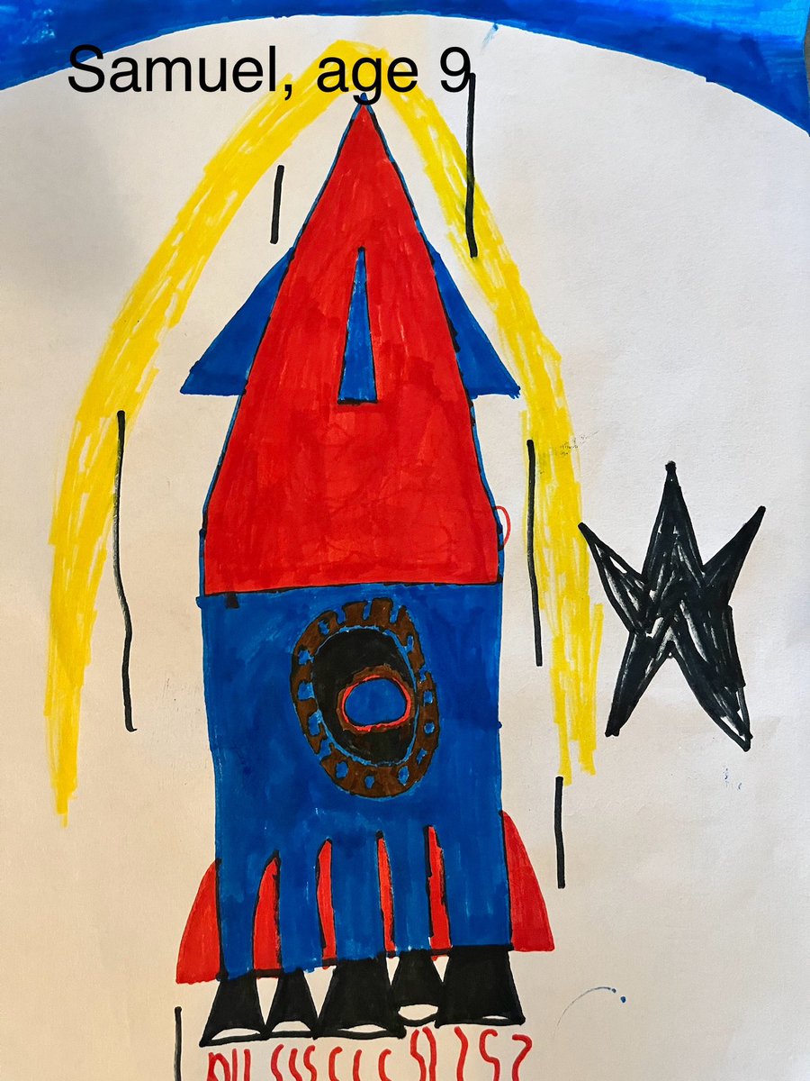 Render by: <a href="/C_Bass3d/">Corey</a> 
Drawing by: Samuel, Age 9
Submitted by <a href="/KBarlow48/">Karen Barlow</a> 
#KidsDrawRockets23