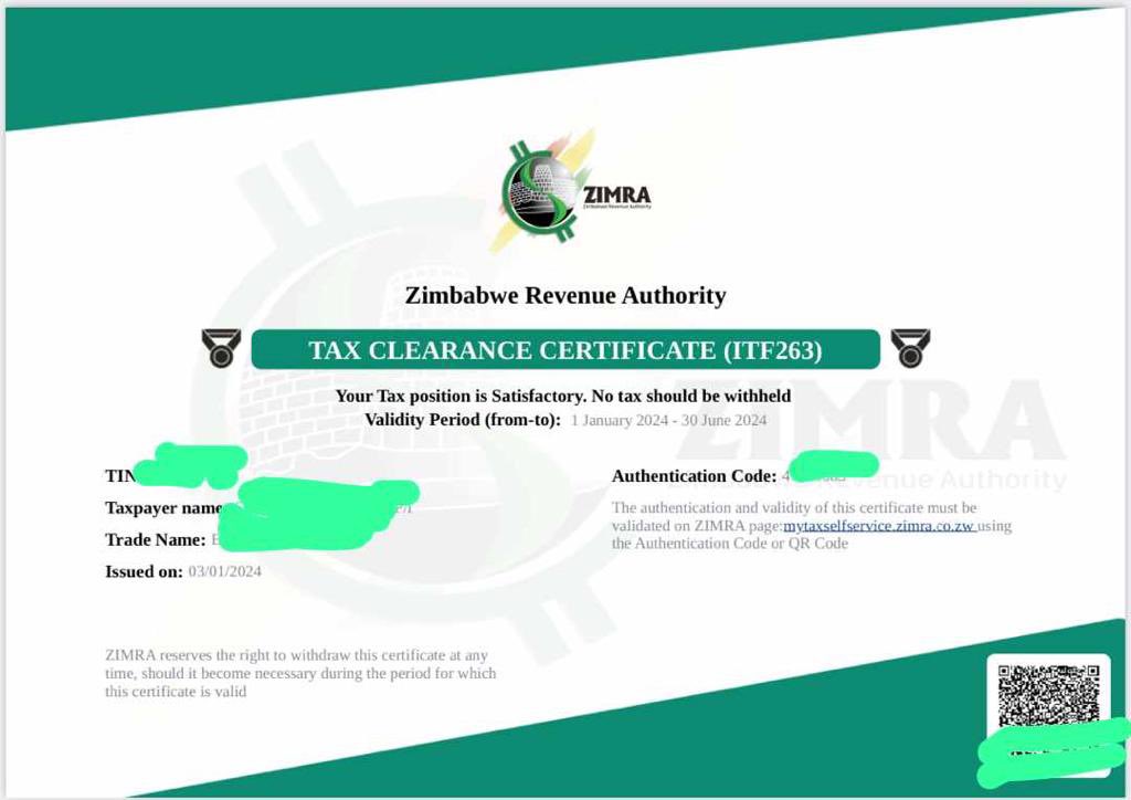 For your 2024 Tax clearance certificates, let your trusted professionals handle it. Contact us on 0775830548