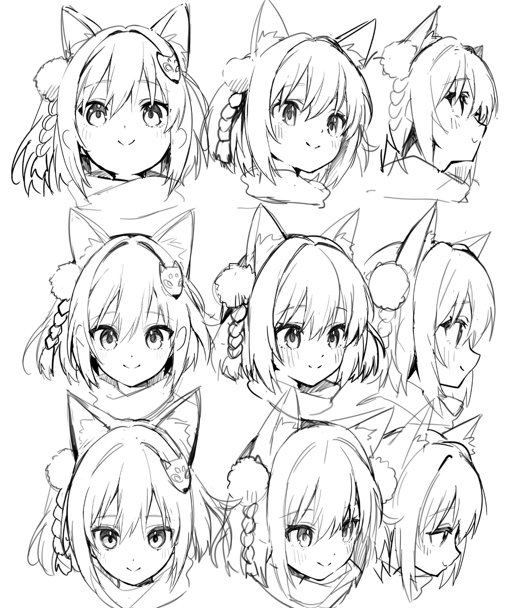 ekakibit's tweet photo. 昨日描いたイズナ可愛くなかったから練習
もっとわかんなくなった https://t.co/jDbKHyDxw5
