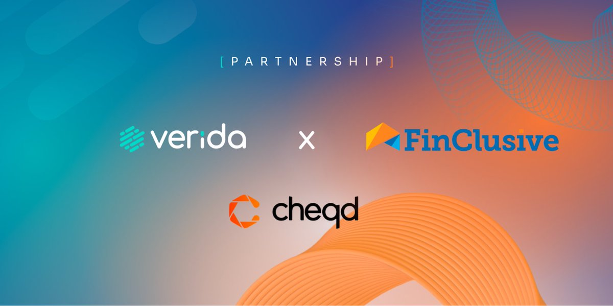 Its been a pleasure working with @Verida_io and @FinClusiveCap to enable: ✅ Seamless onboarding to Financial Services & CEXs ✅ Real-time AML / compliance checks using @cheqd_io DLRs ✅ Lower KYC/KYB costs and a new revenue model for issuers Get ready for a year of utility 🚀