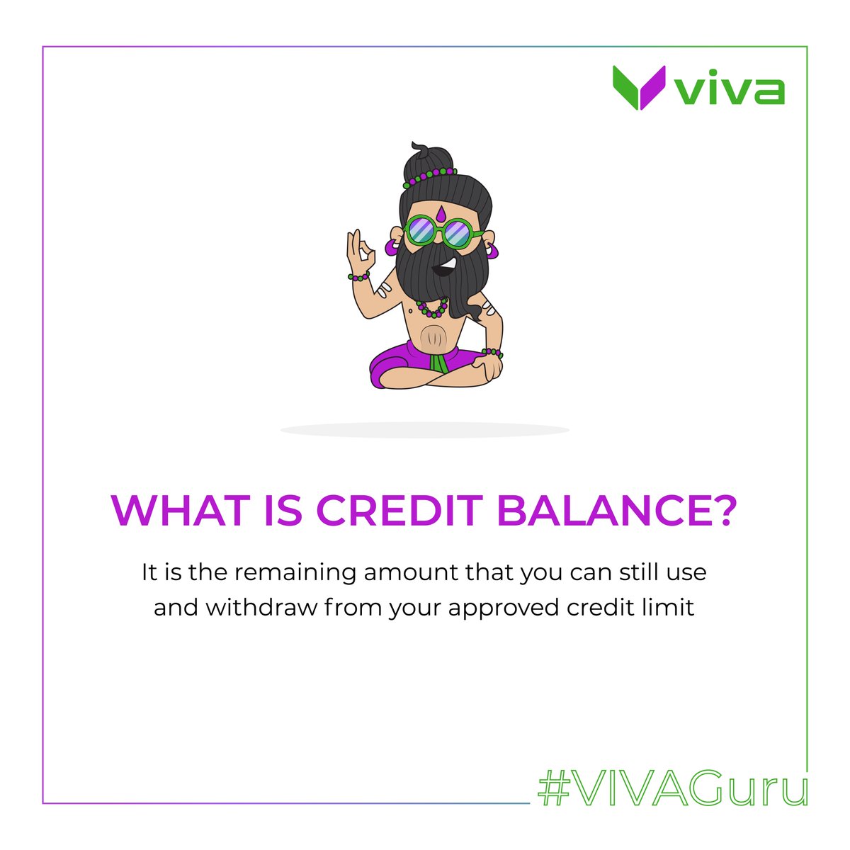Your money, your rules! 😎
Viva Money's Credit Balance brings convenience to your fingertips – use it for bills, online shopping, or cash withdrawals – the choice is yours!

#CreditBalance #CreditLine #InstantLoan  #InterestFreeCredit #FinancialKnowledge #VivaGuru #VivaMoney