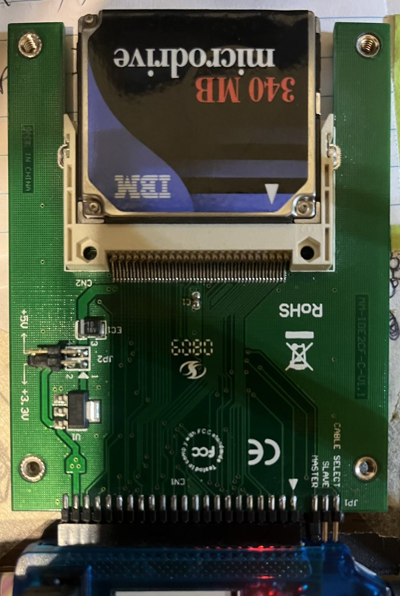 moriskod's tweet image. Some days I do things old school.. IBM microdrive.  Still works!!  #microdrive #ibmmicrodrive