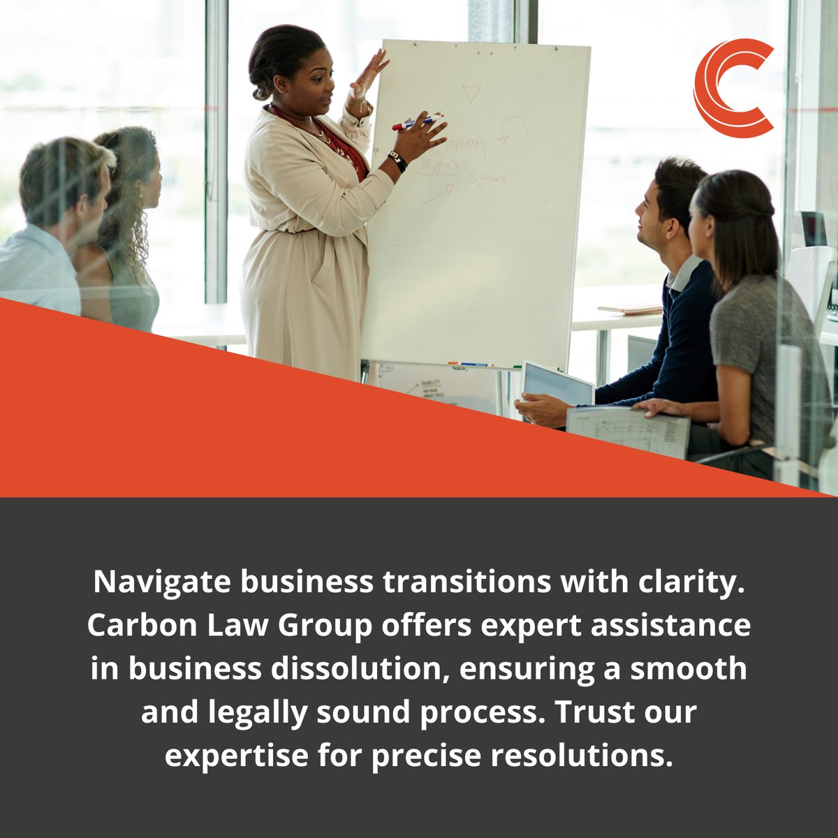 CarbonLawGroup's tweet image. Navigate business transitions with clarity. Carbon Law Group offers expert assistance in business dissolution, ensuring a smooth and legally sound process. Trust our expertise for precise resolutions. 

#BusinessDissolution #LegalTransition #CarbonLawGroup
