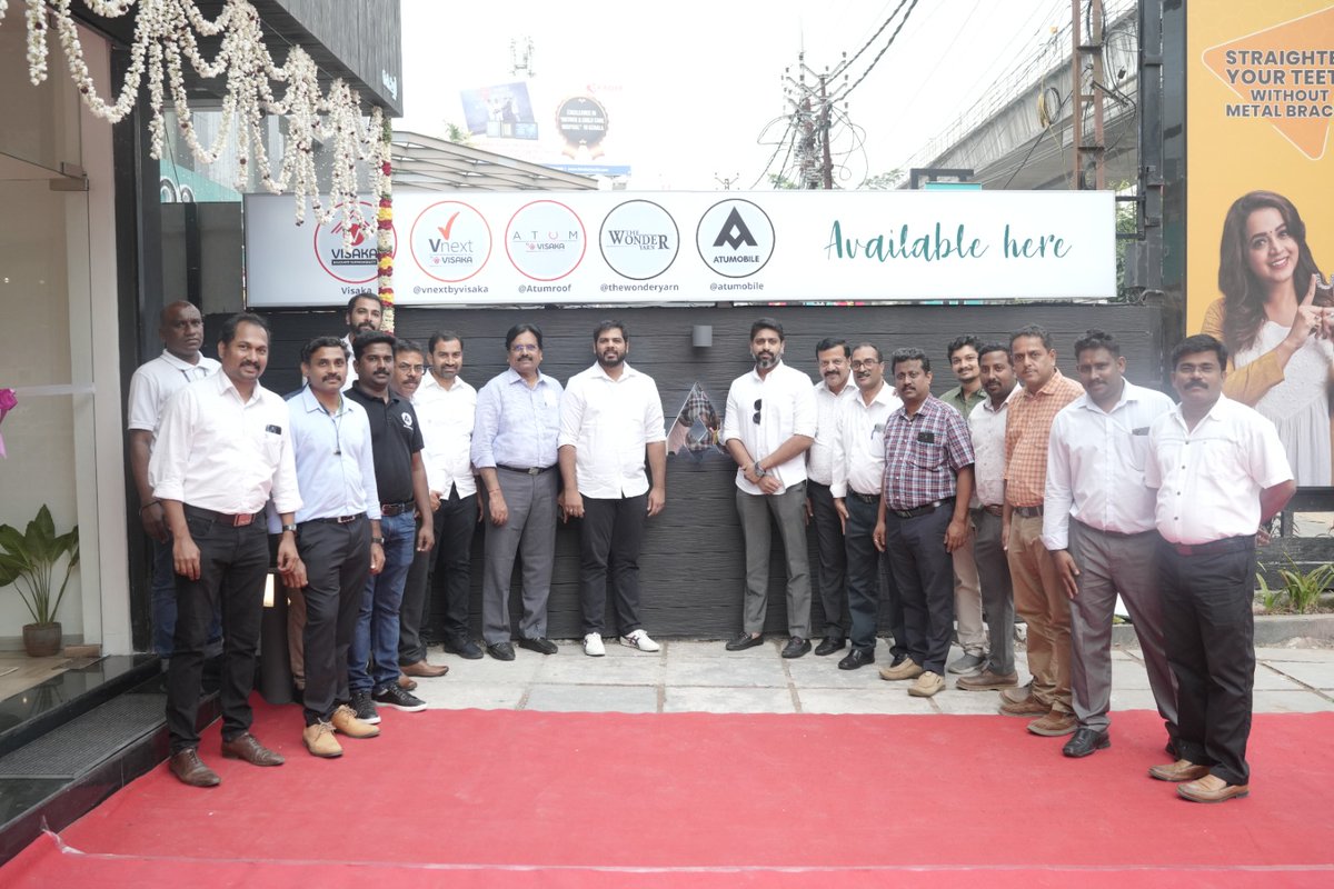 vkgaddam's tweet photo. A day with another milestone accomplished. Some glimpses of the #ATUMLife Kochi launch yesterday!