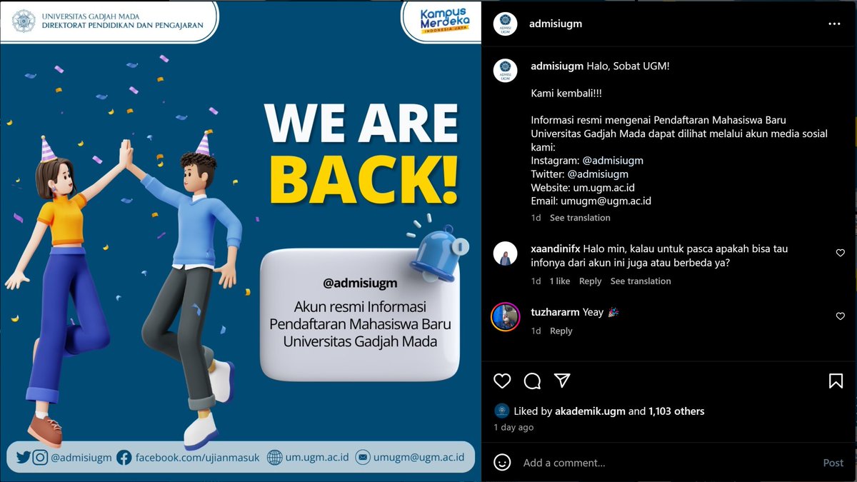 admisiugm tweet media