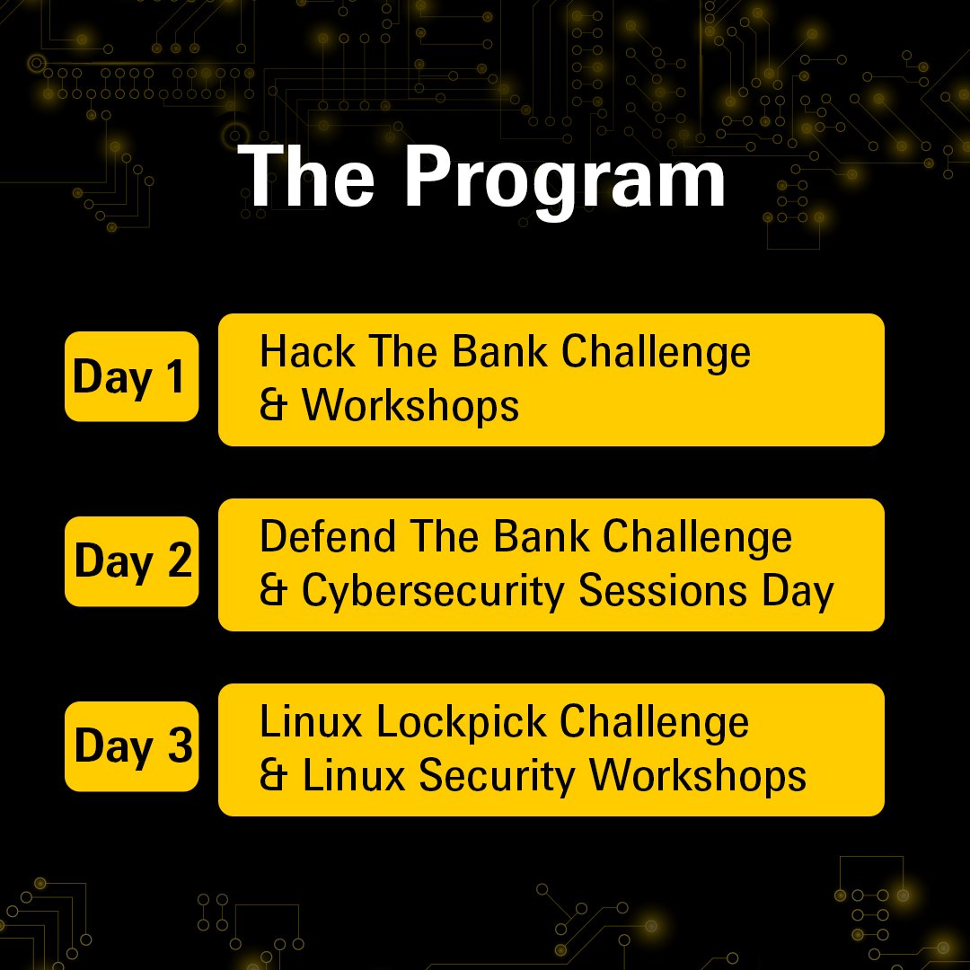 intersecglobal's tweet photo. Crack the code. Win the prize.
Join us at the in{:cyber} Hack Arena CTF hosted by Malcrove | https://t.co/EcrHnZqqMQ from 16-18 January 2024.
Ready to accept the challenge? Register now: https://t.co/9U08fWjrG2
#intersecexpo #HackArena #Cybersecurity #CTFChallenge https://t.co/Y0uP58jqnx