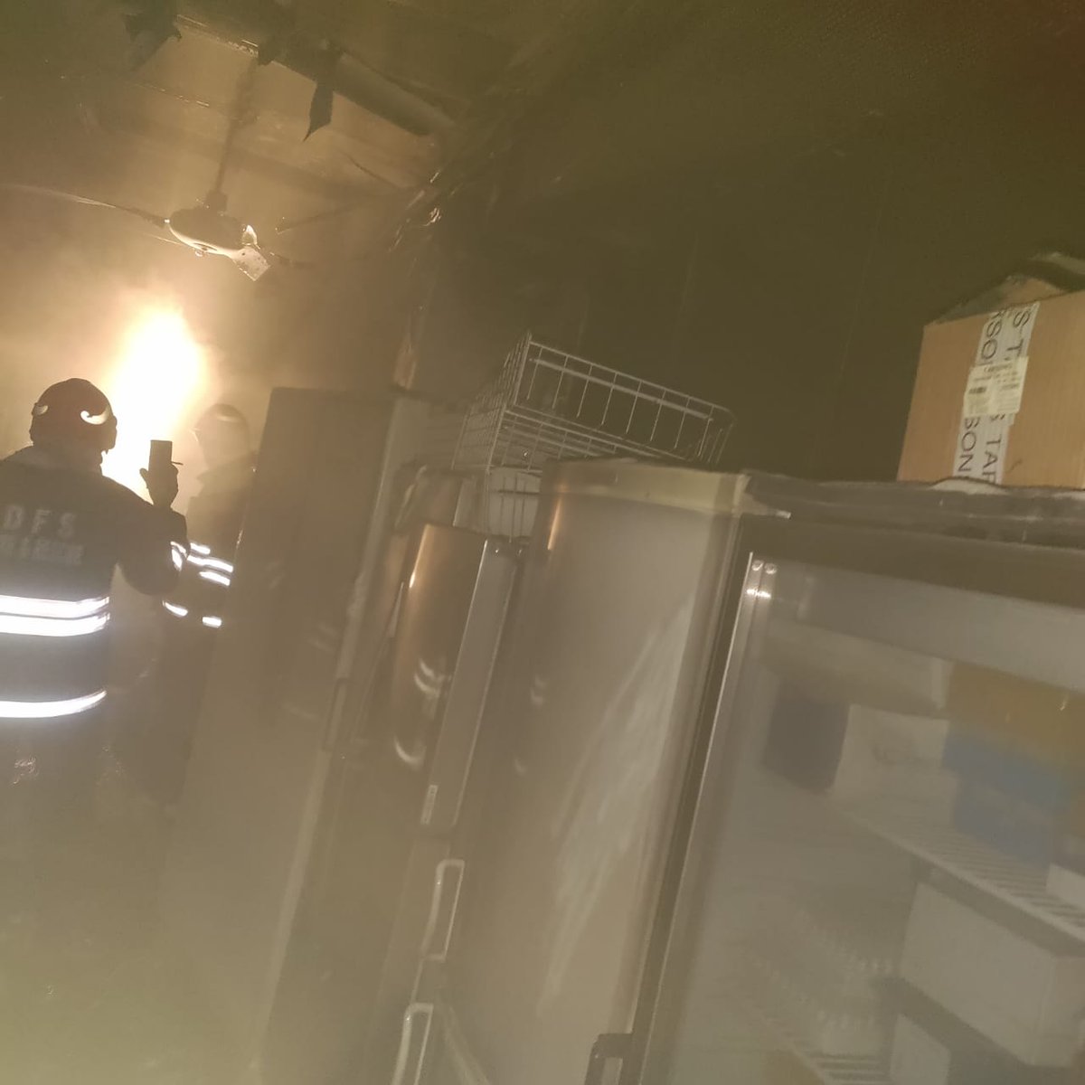 ians_india's tweet photo. A fire broke out in the #AlIMS Director's office on Thursday, a fire department official said, adding that no one was injured.
Sharing the details, Atul Garg, the director of Delhi Fire Services, said the call regarding a blaze at the Director's Office, second floor, Gate No. 2, Teaching Block, AIIMS at 5:58 a.m.
He said that the fire was in the furniture, fridge and office records on the second floor in the Director's building.
"No casualty/injuries were reported, however, the reason of fire is yet to be ascertained," Garg added.
