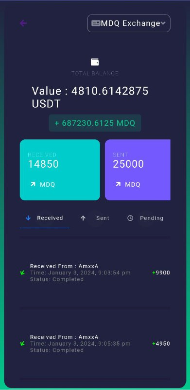 mdqoin's tweet photo. MDQ Exchange Wallet

#mdq #mining #exchange https://t.co/MgMdX9ARI0