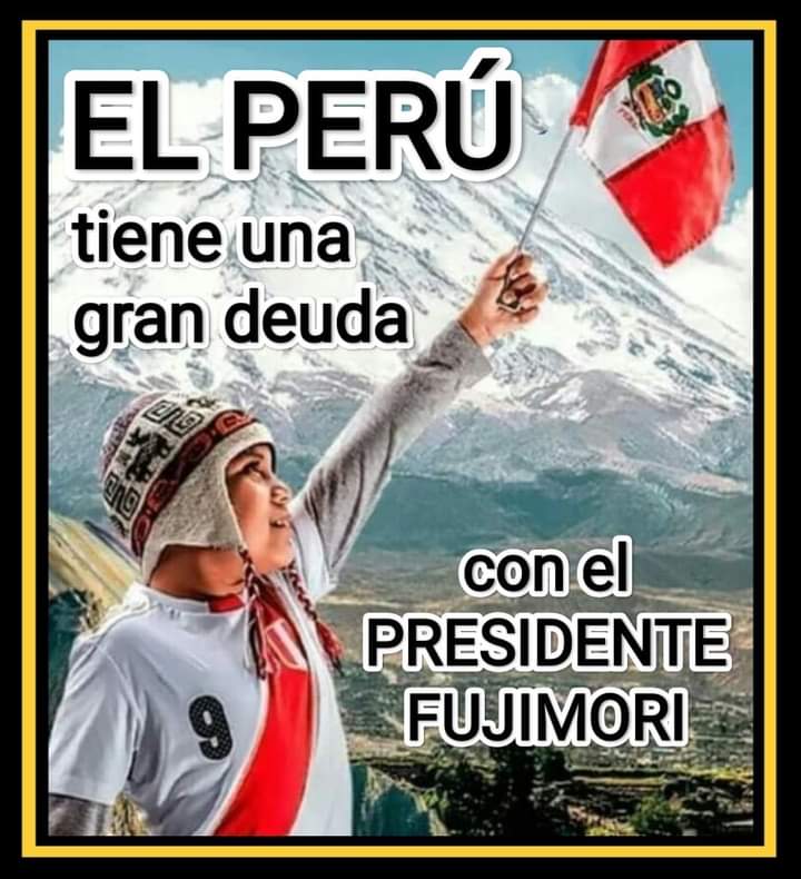 CarloR_huacho12's tweet photo. RECONOZCAN PERUANOS, TENEMOS UNA GRAN DEUDA CON EL MEJOR PRESIDENTE DEL PERÚ.
ALBERTO FUJMORI !!! . https://t.co/2O8PXIjWsX