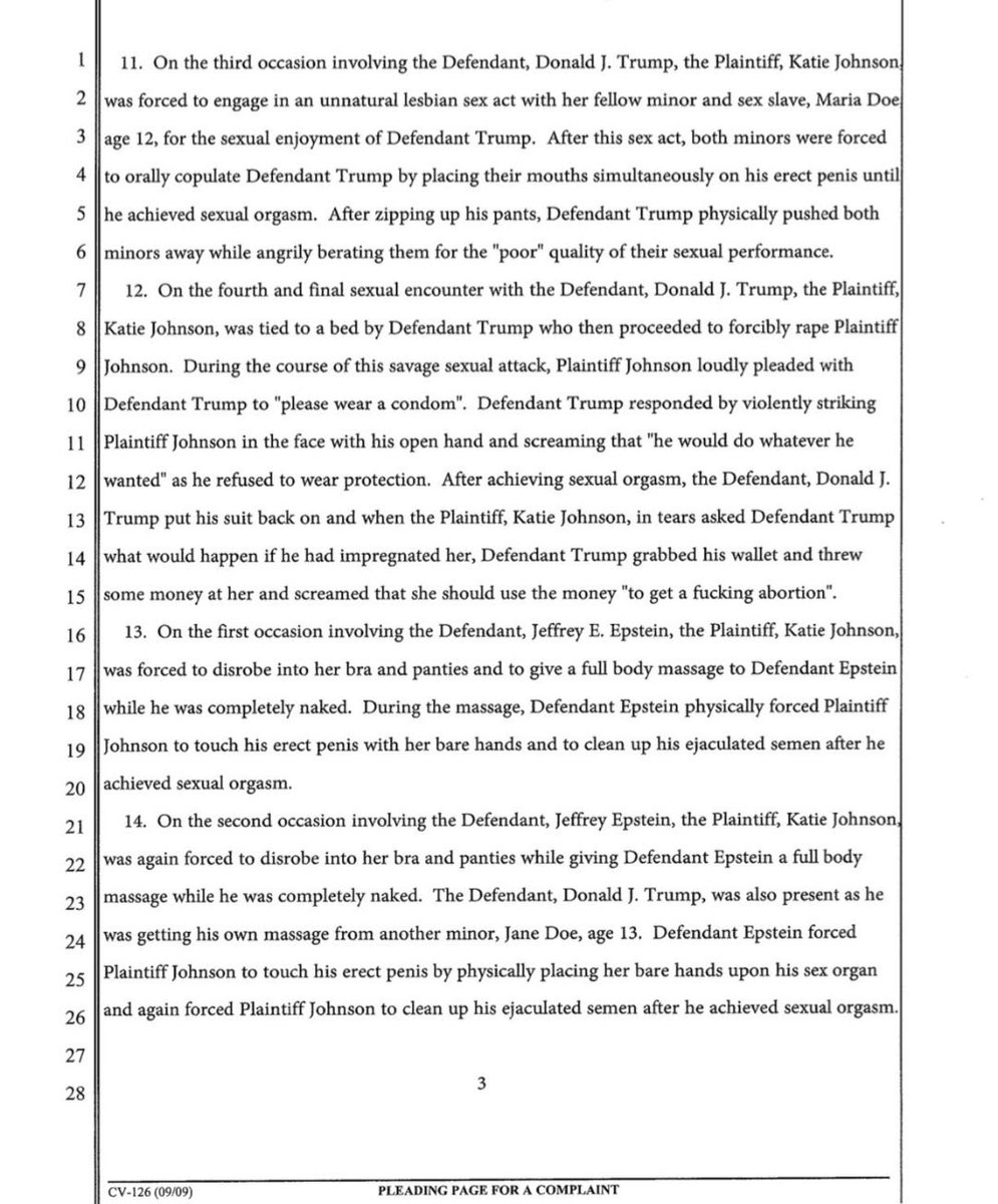 photoframd's tweet photo. @LauraLoomer Really sweetie, how about this one that clearly says Trump forced a 12 year to have sex? Waiting.... https://t.co/NlIra6EYs1