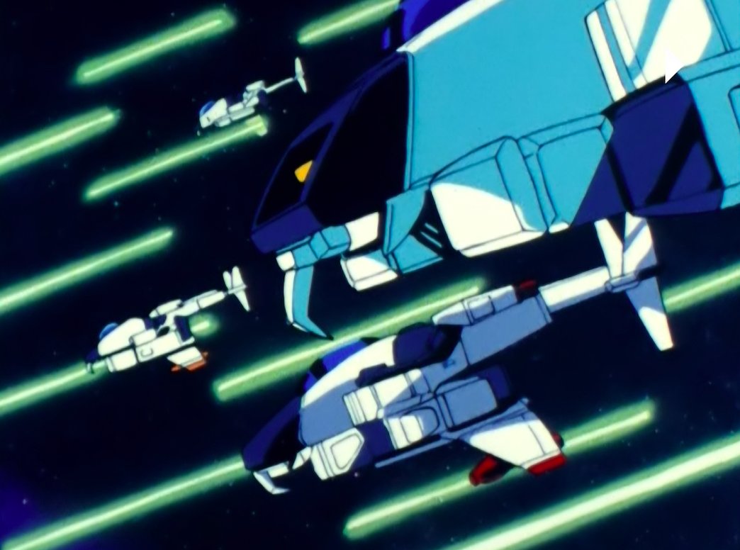TASC dives in to attack! Watch on #Crunchyroll today: crunchyroll.com/series/GEXH3WK… #Robotech #80s #anime