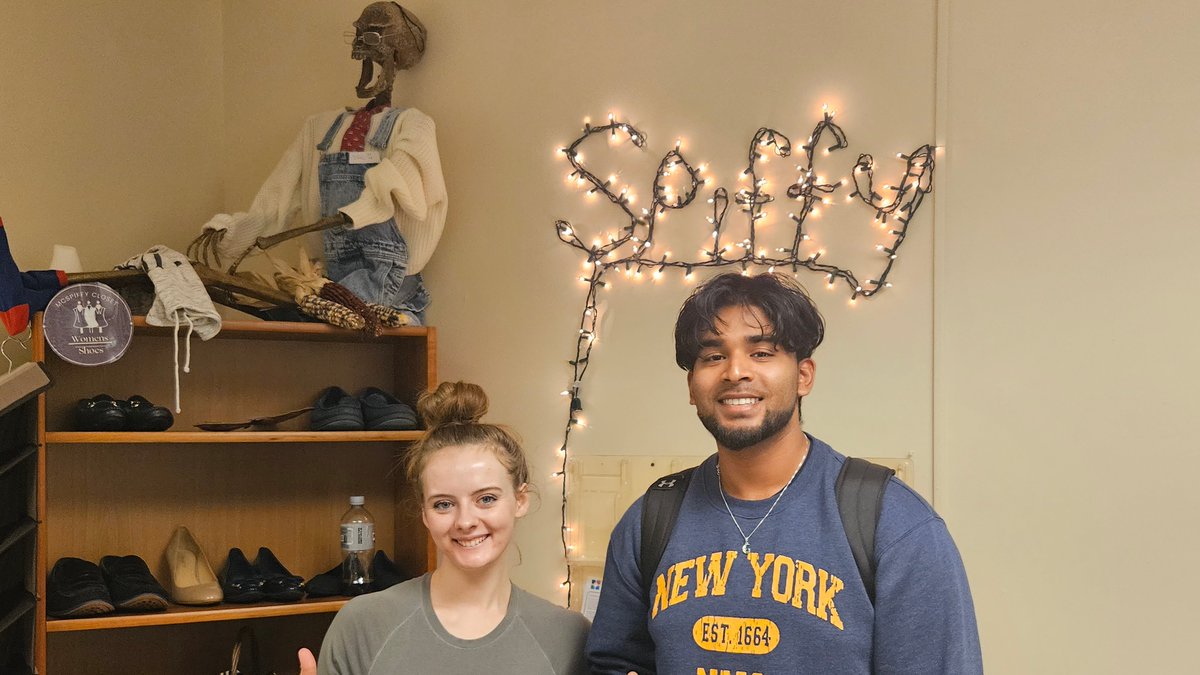 LowerthebarPols's tweet photo. The calendar turning to November showed the continued growth of the #MCSPIFFYCloset! SHOUT OUT to @montgomery student Colin for volunteering, an increasing role for the incomparable Gloria B., &amp; bra donations from the @CenterShaw. And there is Val - in the middle of everything!🤣 https://t.co/MsN6GP5uxV
