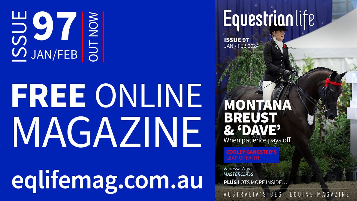 equestrian_life's tweet photo. Equestrian Life's January/February magazine is out now!  

Start reading: https://t.co/lzwI8IB7RR 

#eqlifeaus #eqlifemag https://t.co/PhDSJM0coz