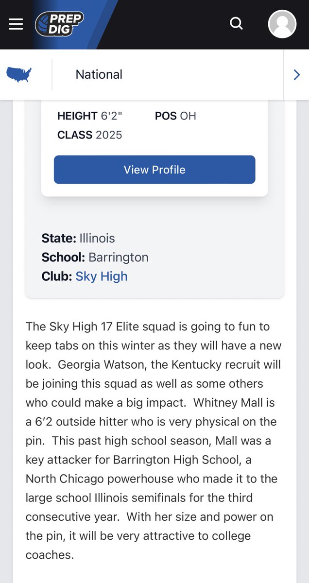 whitney mall (@whitneym14_) on Twitter photo Thank you for the write up <a href="/PrepDigChris/">Chris Fitzgerald</a>!! Super excited for the upcoming 2024 club season! <a href="/PrepDig/">Prep Dig 🏐</a> <a href="/prepdigil/">Prep Dig Illinois</a> Thank you for the write up <a href="/PrepDigChris/">Chris Fitzgerald</a>!! Super excited for the upcoming 2024 club season! <a href="/PrepDig/">Prep Dig 🏐</a> <a href="/prepdigil/">Prep Dig Illinois</a>