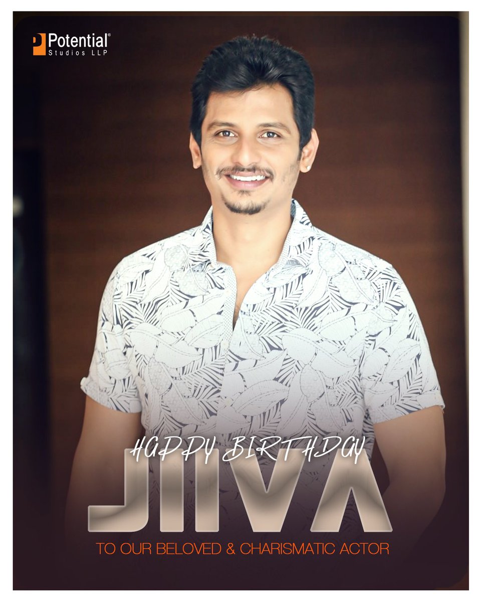 Wishing the talented and charismatic actor @JiivaOfficial a blockbuster birthday. 🥳💐 #HappyBirthdayJiiva