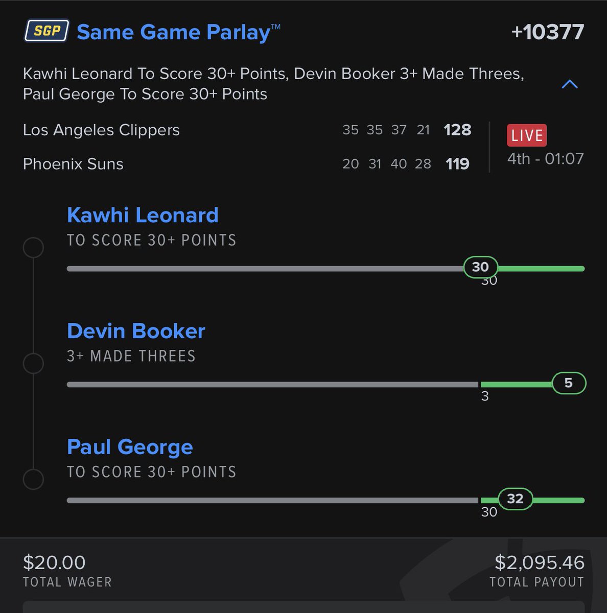 FredollTimes's tweet photo. @stonedbetting Thank you for the live bet ideas ✅🤝🏽 https://t.co/k7ZHU7UPTS