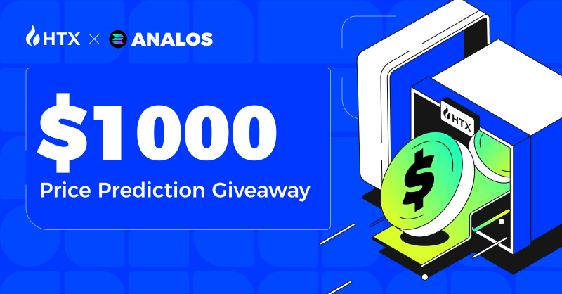 HTX_Global's tweet photo. #HTX x ANALOS Price Prediction Contest!

Enter to Share $1000:
✅ Follow @HTX_Global  @HTXFutures

✅ RT +  Like + Tag  2 friends

✅ Fill out form with your prediction