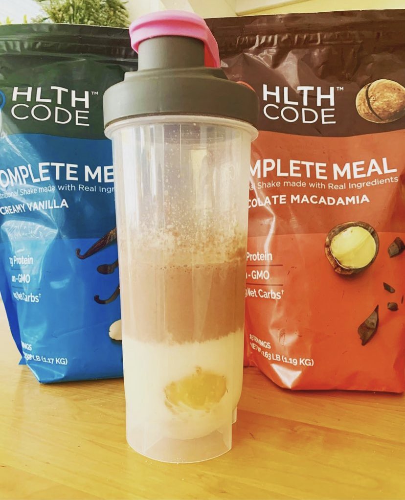 CleGirl17's tweet image. #hlthcode by @BenBikmanPhD one scoop of each plus an egg.