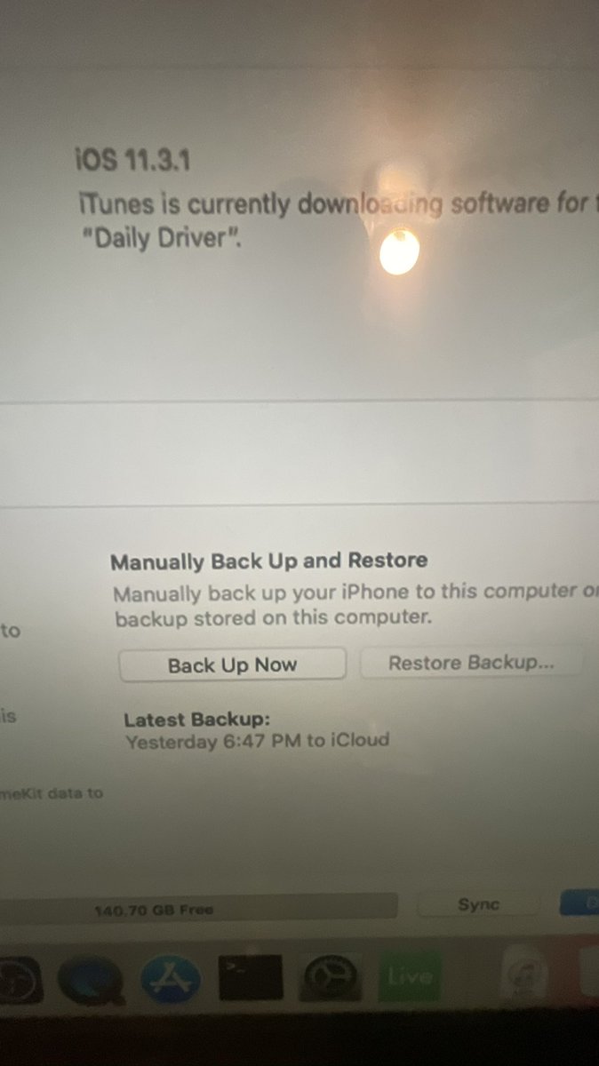 BrianVS's tweet image. I&apos;m attempting to update my daily driver from #ios11 to iOs 16.7.4,  then I&apos;ll rejailbreak with palera1n.  I&apos;m kind of thinking of staying rootful with this one tho cause it has plenty of storage.  idk. maybe at first and later I&apos;ll switch to rootless.  🤔