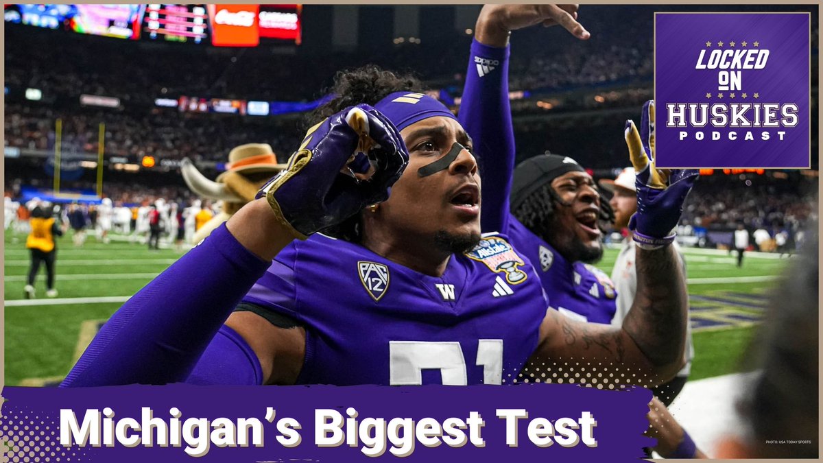 Washington's offense is going to test Michigan's defense in all kinds of ways in the national championship. On today's episode of @LockedOnHuskies, @Smalls_55 joins me to discuss the big game!
Audio: link.chtbl.com/LOHuskies
Video: youtube.com/watch?v=hq8Dmd…