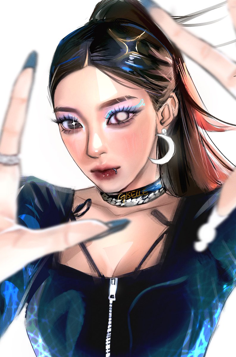 thearyvki's tweet photo. savage giselle, ive been wanting to draw her for yearrrss #GISELLE https://t.co/vvY1XxYNPm