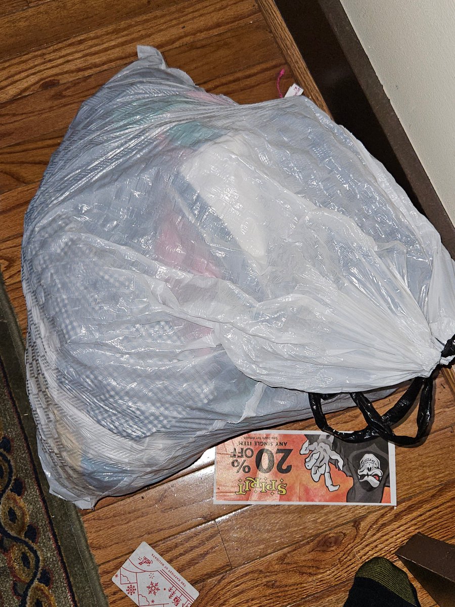 LowerthebarPols's tweet photo. What is more exciting?! Seeing bags of donations outside my @montgomerycoll office door for the #MCSPIFFYCloset? Starting new volunteers like Anna?! Receiving new winter fleece hats &amp; neck warmers as a donation from a local woman owned business?! Liking it all!!! https://t.co/vx10yw9hcO