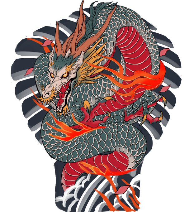 「eastern dragon scales」 illustration images(Latest)