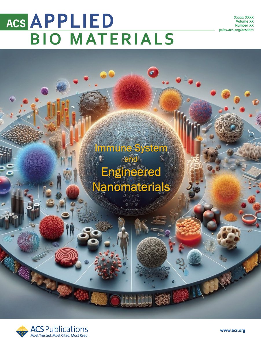 hkdaima's tweet photo. Here comes first article of the year from our group, which is also featured as the "Front Cover" of "ACS Applied Bio Materials." Gratitude to our dedicated collaborators for their invaluable contributions. What a remarkable beginning to the new year!
https://t.co/PAPtkiC7Oe https://t.co/HIlLJ79f0t