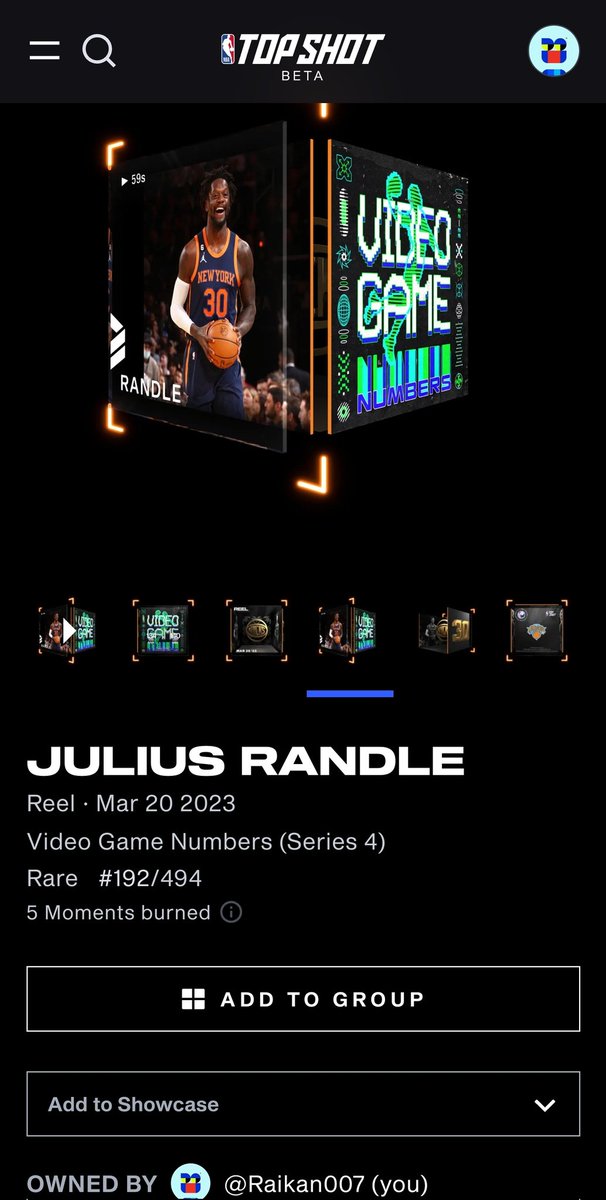 Raikan007's tweet image. Very happy with this addition as a Knicks fan, phenomenonal performance and an amazing moment from the best set on the platform 😁👌

@nbatopshot #NBATopShot #NBATopShotThis #rareday