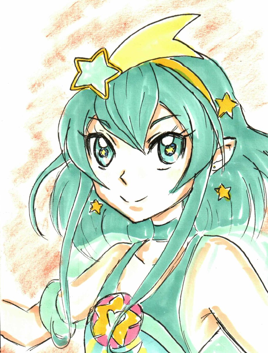 プリキュア「#プリキュア版深夜の真剣お絵描き60分一本勝負時間外参加、お題「緑のプリキュア」」|沖庵のイラスト