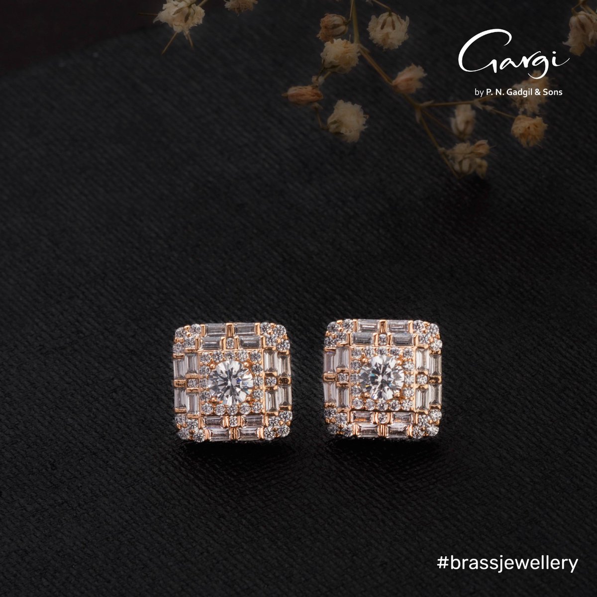 Embrace timeless elegance with these square diamond earrings – where classic meets contemporary in every facet.

#earrings #brassjewellery #studds #jewellerylove #shopnow