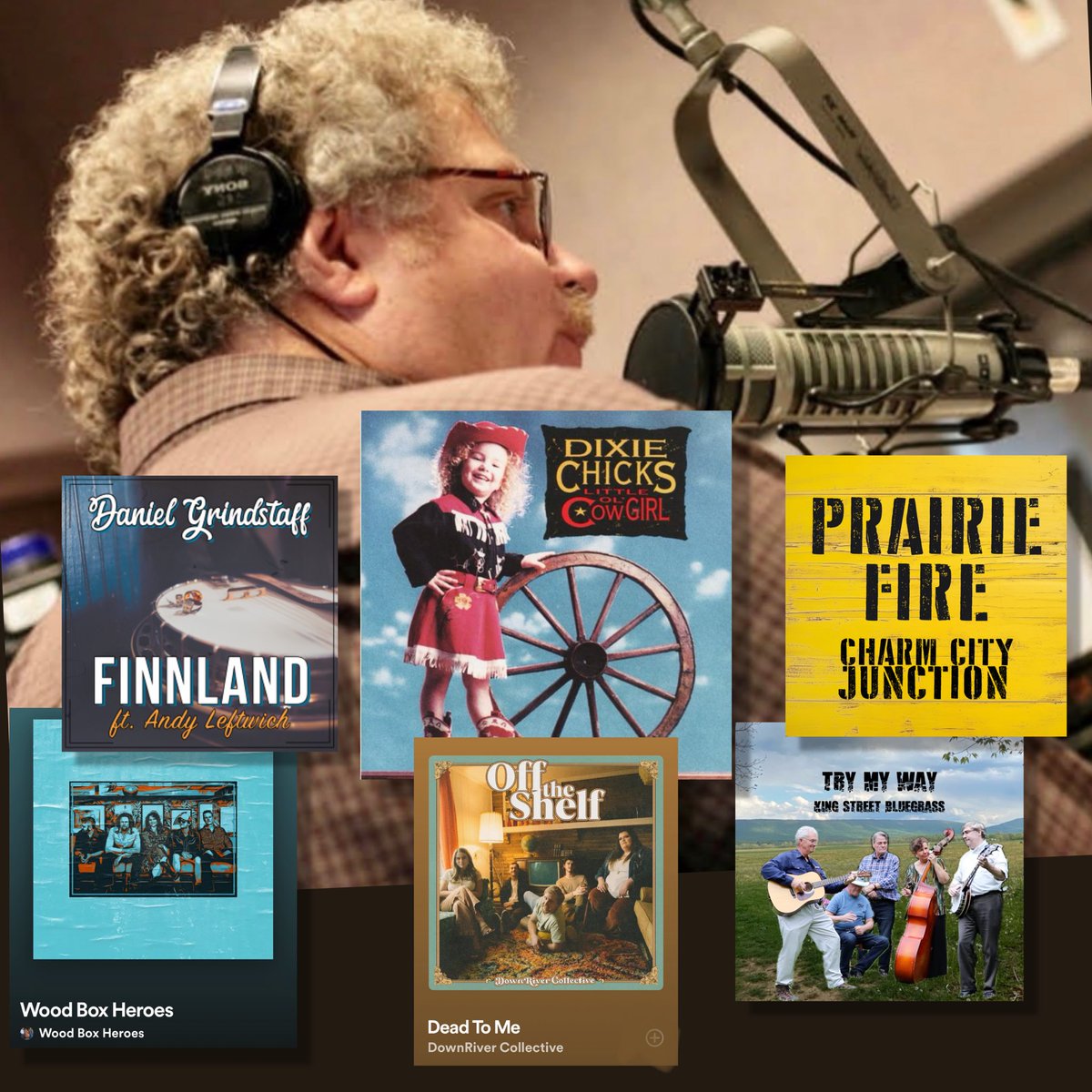 BluegrassCntry's tweet photo. Saturday 10am EST join Lee Michael Demsey, https://t.co/ufxhtYVM2M Songs about "the radio." New music from DownRiver Collective, King Street Bluegrass, Daniel Grindstaff, Charm City Junction, &amp; the Wood Box Heroes. A tribute to the late Laura Lynch, founding Dixie Chicks member. https://t.co/BRYeckEi65