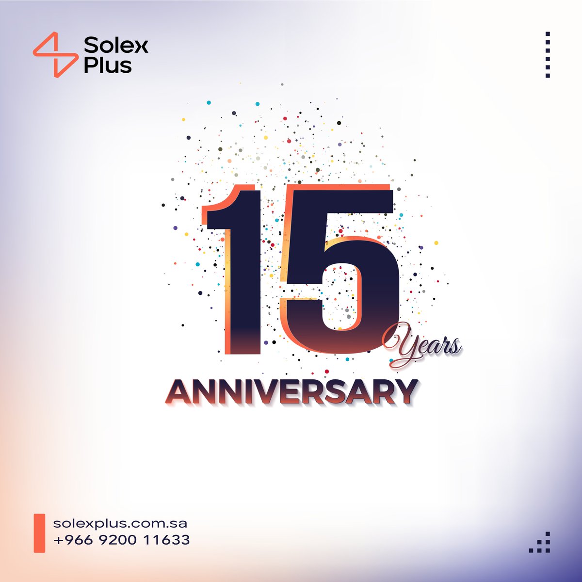 SolexPLUS's tweet photo. نفخر بمرور 15 عام من الانجاز و النجاح #عائلة_وحدة #االيوم_العالمي_للأسرةsolexplus #bpo #customerservice #cx #saudiarabia #newyear #goals #partnership https://t.co/vdvV00rrHq