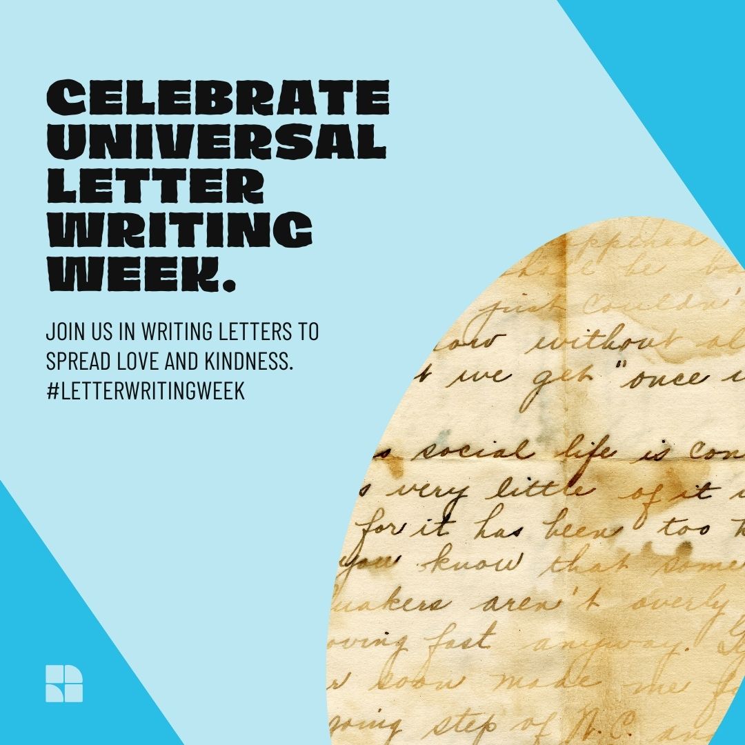 DebCushman's tweet image. January 7-13 is Universal Letter Writing Week! When was the last time you wrote a letter to a dear friend, placed it in an envelope, added a stamp, and mailed it? It takes a little time, but the effort is worth it! #letters #letterwriting #Universalletterwritingweek
