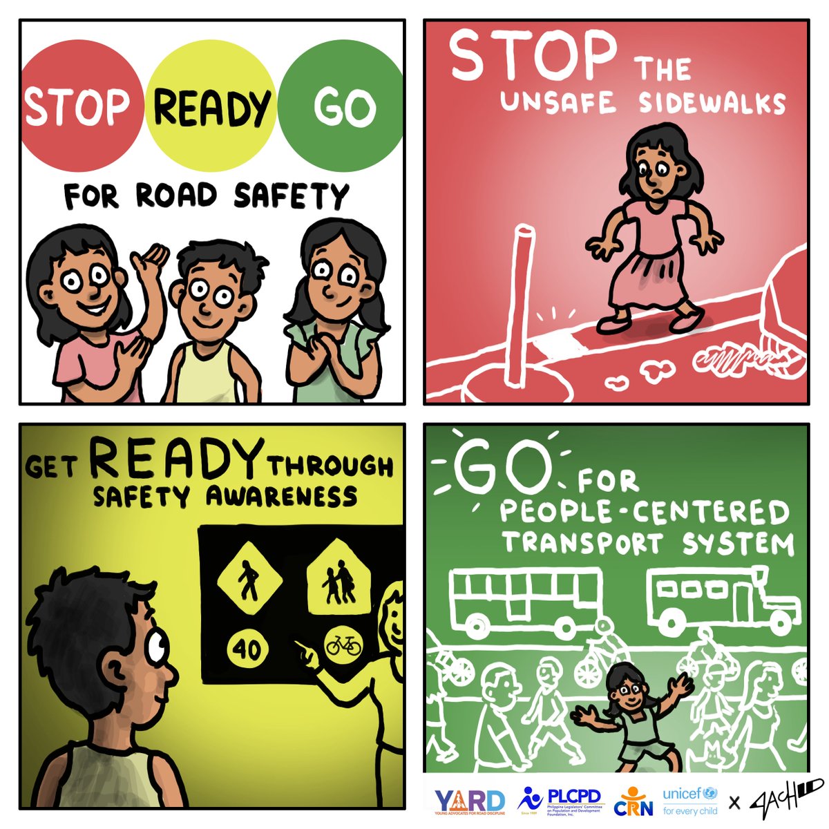 cartoonistzach's tweet photo. It's more than just discipline to ensure road safety for everyone, including children.

For Young Advocates for Road Discipline (YARD) https://t.co/tdRHu3gnxa