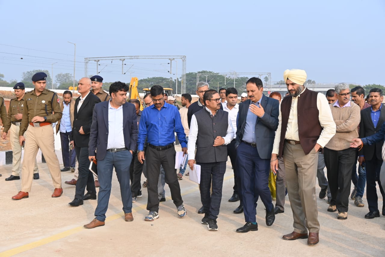 Khurda RoadBalangir Rail Line Project East Coast Railway GM Inspected
