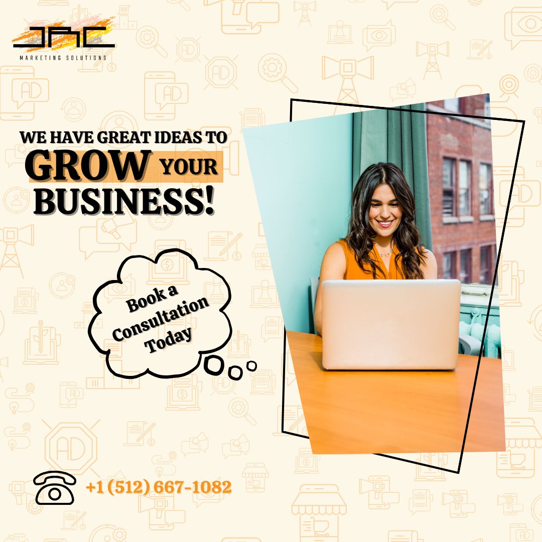 Dreaming of business success? JRC Marketing Solutions can turn your dreams into reality! Book an Appointment today and let's explore the great ideas we have to grow your business. 🌟💼

#digitalmarketing #websitedevelopment #marketingstrategies #tailoredmarketing #brandnewpic ...