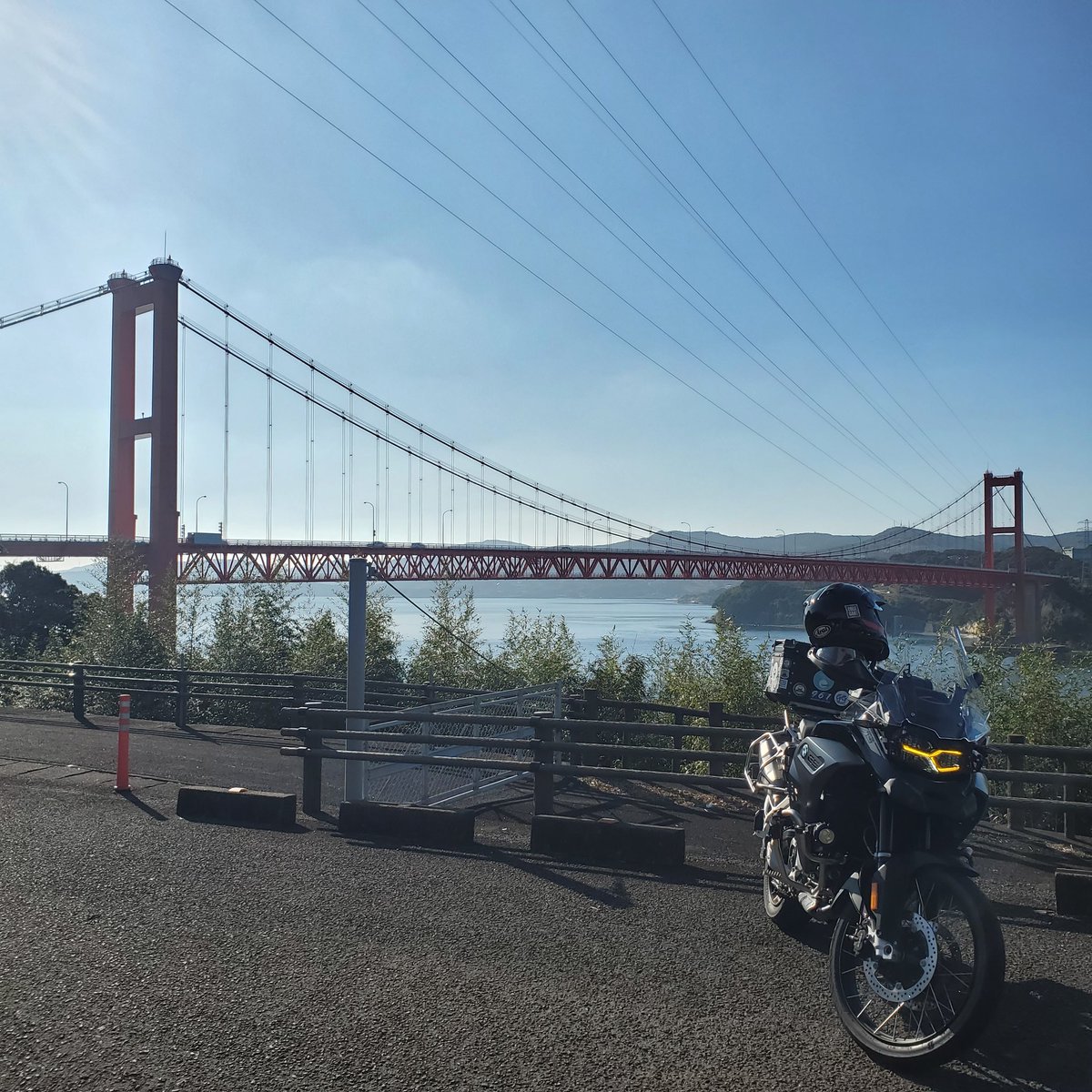 coffeerider2021's tweet photo. #LIBCOFFEE
#生月大橋
#平戸大橋 「 #ライダーズカフェGG 」 https://t.co/FAuNDKd4Vu
