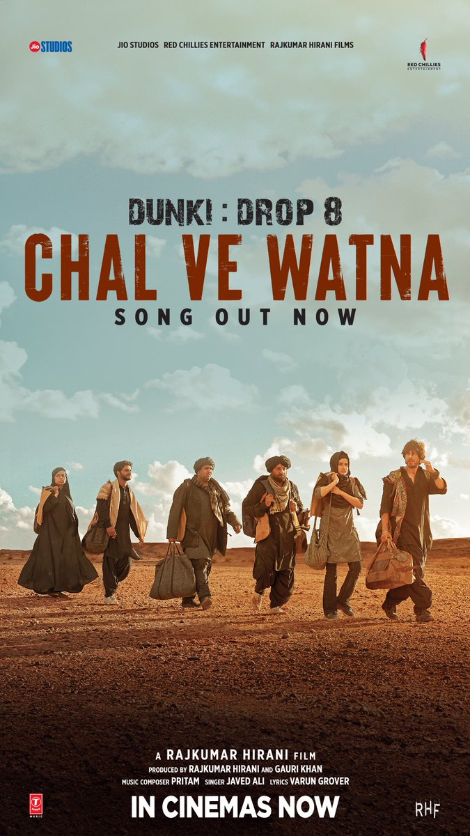 #DunkiDrop8 - #ChalVeWatna Video Out Now!
bit.ly/ChalVeWatna

Watch #Dunki - In Cinemas Now.