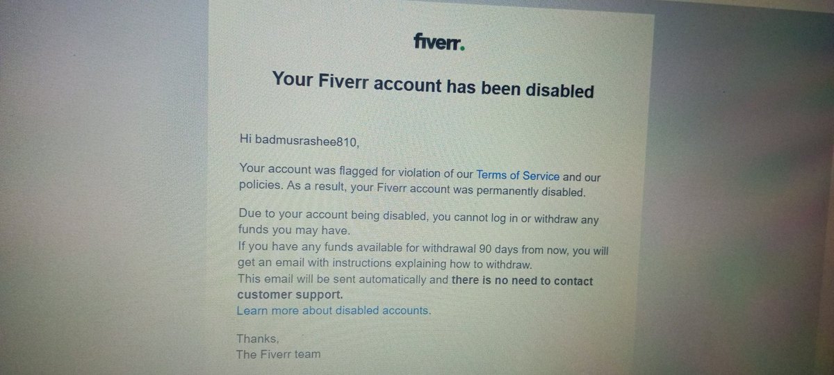 Balogun_FHG's tweet photo. @fiverr @AyomideOlatubi Nothing like creating multiple ticket again, I have already waited 90 days for my account to be reactivated, and now I am being told to wait for another 90 days. This is completely unacceptable, and I need this issue to be resolved as soon as possible. https://t.co/NatWZmJIqA