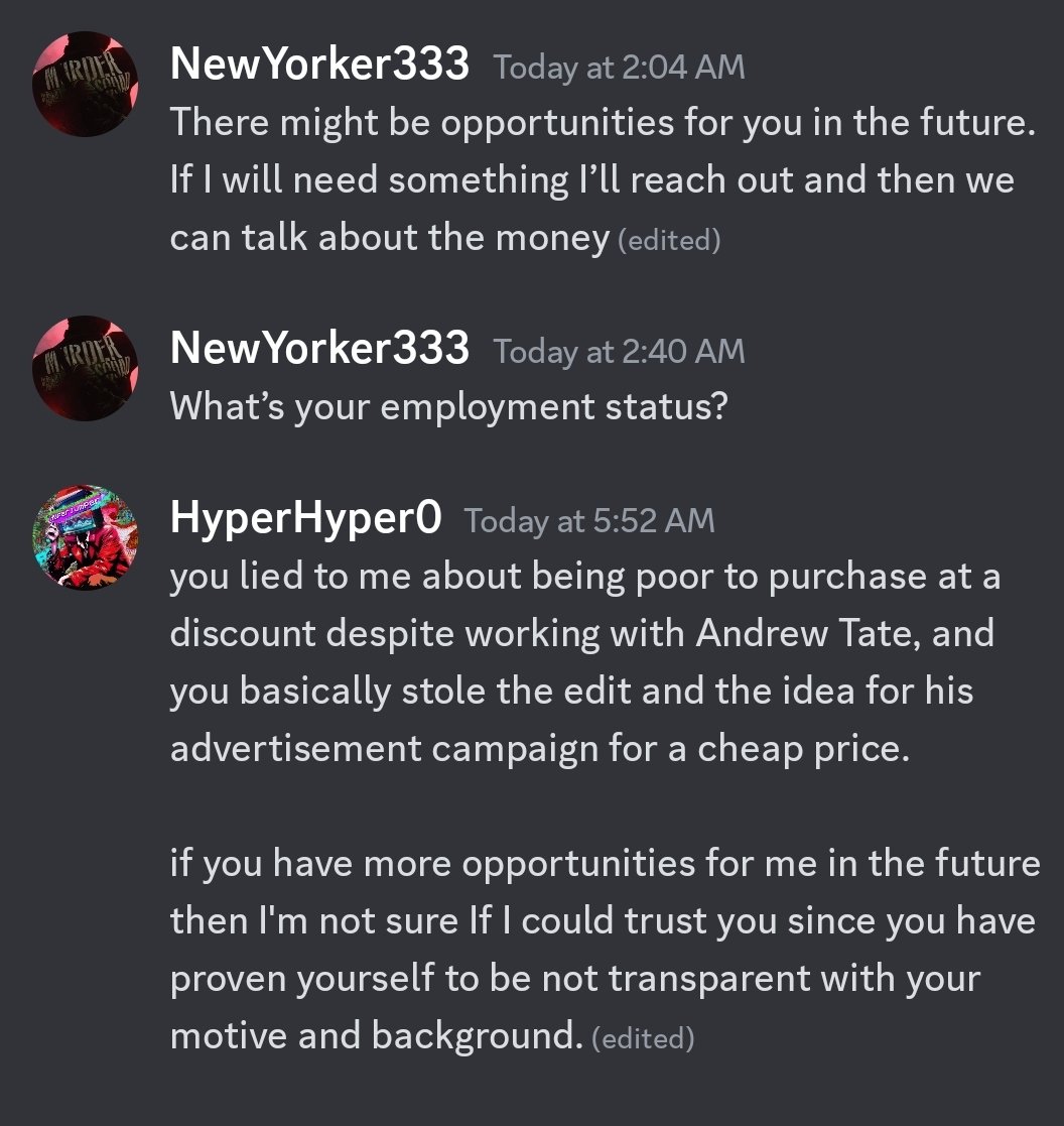 Hyperjumper7's tweet image. funny convo at the end for this pQlavk scammmer