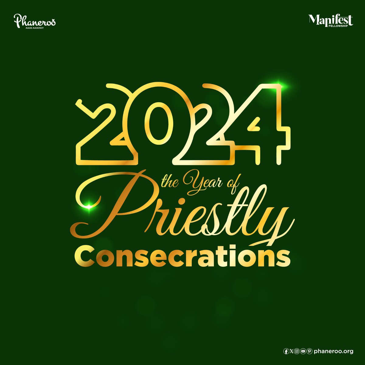 2024 - The Year of Priestly Consecrations.