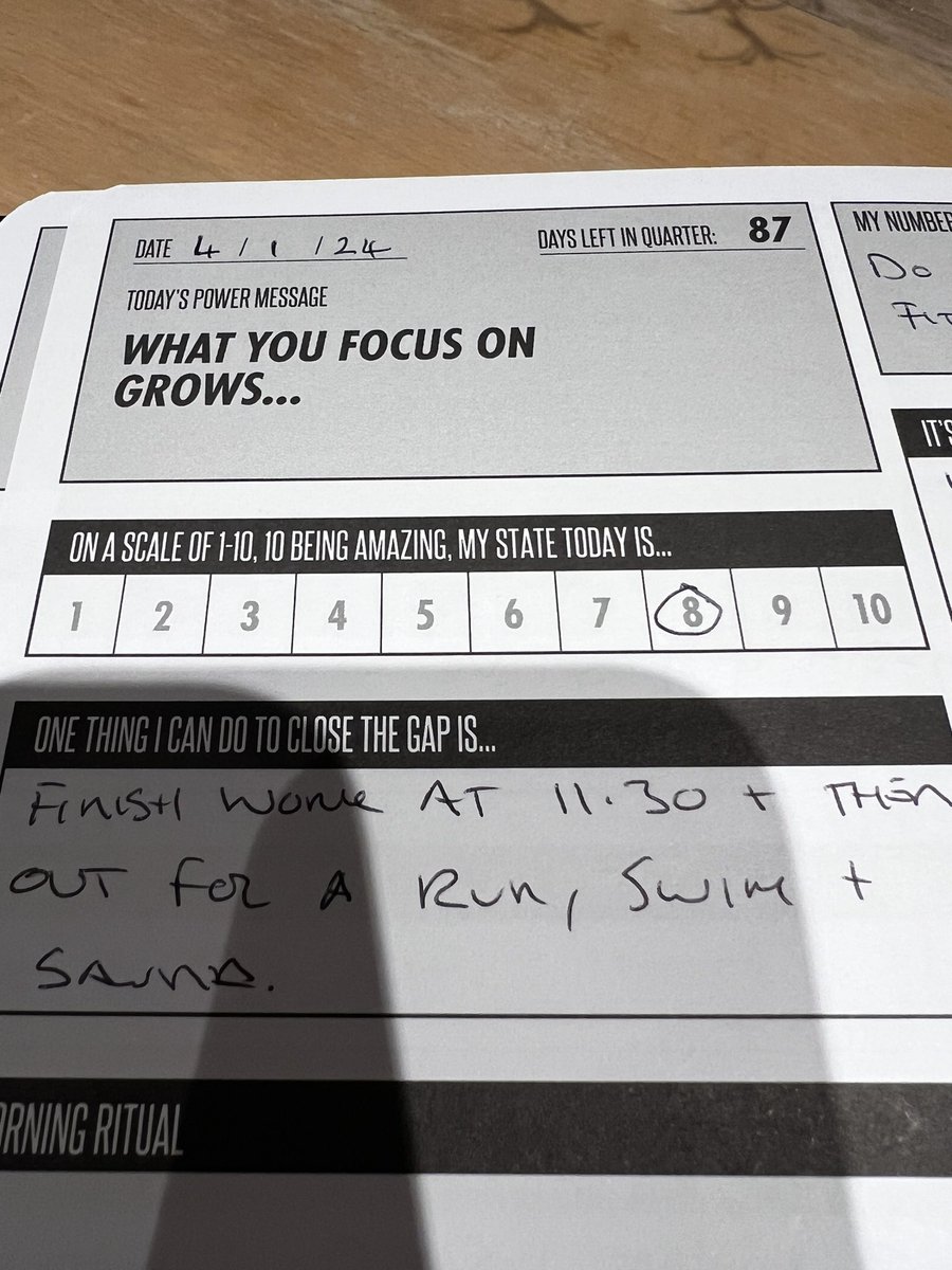 GBMC73's tweet image. 🤓 Morning #DreamTeam ❤️

👉🏻 Today’s #PowerMessage in my Unstoppable Journal

 “What you focus on Grows” 

🥰 So true, which is why i start my day with morning #rituals &amp;amp; #positivity ✅

🤓 As @paulmort would say….

“Where your #attention goes, #Energy flows &amp;amp; #Results show” 🔥