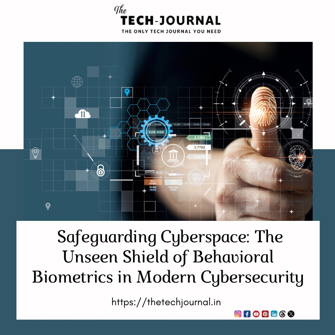Behavioural Biometrics play an important role to ensure an individual’s clear identity.

To learn more 𝐂𝐥𝐢𝐜𝐤 𝐨𝐧 𝐭𝐡𝐞 𝐥𝐢𝐧𝐤 🔗𝐁𝐞𝐥𝐨𝐰 👇🏻📝😎

thetechjournal.in/safeguarding-c…

#biometrics #cybersecurity #security #behavioralbiometrics #thetechnews #thetechjournal