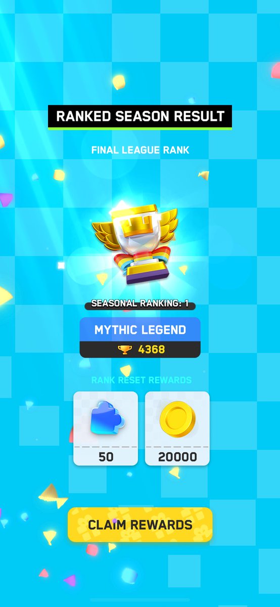 First 3x Top 1!! 🏆🏆🏆 #clashmini