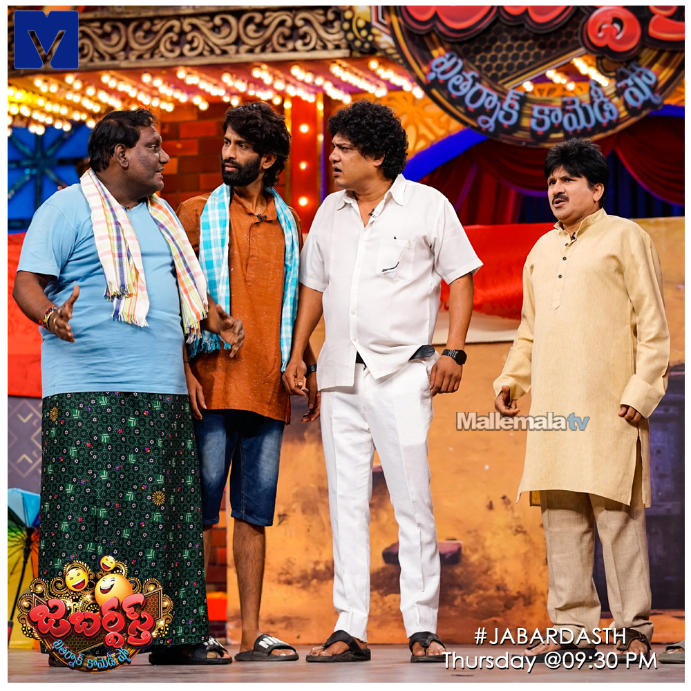 mallemalatv's tweet photo. #RocketRaghava #ShanthiKumar #Ashok #Jabardasth https://t.co/OLqXKgG9Du
